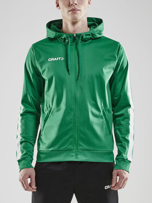 Craft Hoodie Fullzip Pro Control green/white Men